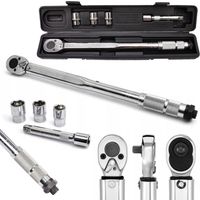 KLUCZ DYNAMOMETRYCZNY 1/2" 28-210NM + 3 CHROMOWANE NASADKI 17 19 21mm