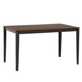 Stół do jadalni 135 x 80 cm ciemne drewno CEDAR