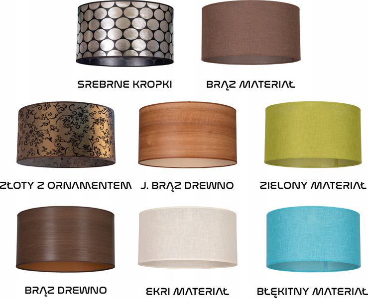 Modny Abażur Klosz 40cm E27 zdjęcie 10