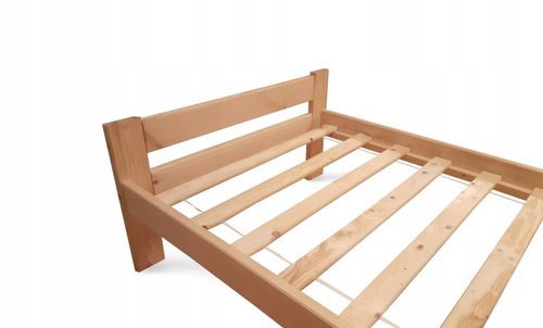 ŁÓŻKO DREWNIANE sosnowe Relax 90x200 + stelaż drewniany na Arena.pl