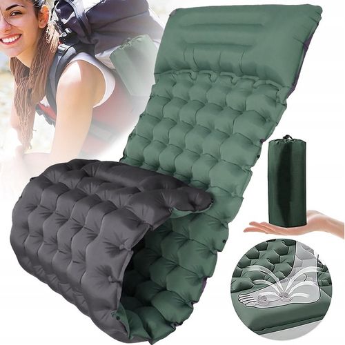 MATA SAMOPOMPUJĄCA KARIMATA POJEDYNCZY 200X67X10 CM Z PODUSZKĄ GRUBA na Arena.pl