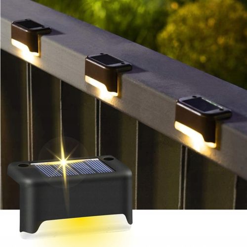 6x Lampki SOLARNE Ogrodowe LED na Schody TARAS Płot Oświetlenie Balkon na Arena.pl