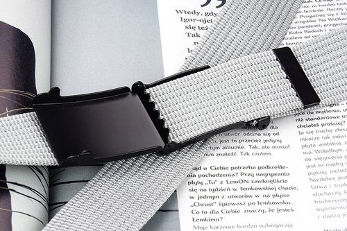 Paski 2x PARCIAK SZEROKI CZARNY+SZARY KLASYCZNE na Arena.pl