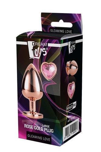 gleaming love rose gold plug large na Arena.pl