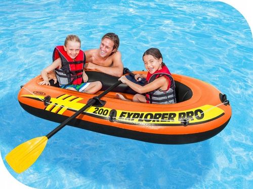 Ponton Intex Explorer 200 2os. Pompka + Wiosła 58357 MODEL 2024 na Arena.pl
