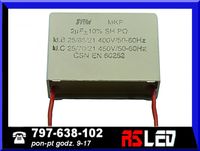 kondensator rozruchowy 2 uF/400V firmowy