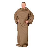 Kocyk Szlafrok Cappuccino z Rękawami i Kieszonką