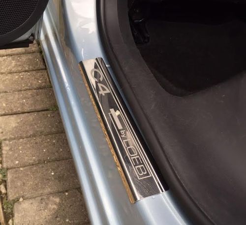 Listwa progowa CITROEN C4 MK1 C4 BY LOEB Stal nierdzewna 304 połysk 2szt na Arena.pl