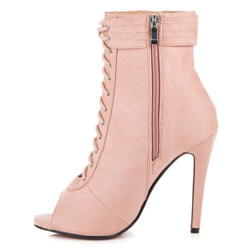 Wiązane botki open toe r.39 na Arena.pl