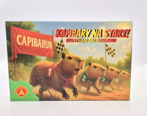 Kapibary na Start - wyścigowa gra planszowa dla dzieci - od 2 do 4 graczy na Arena.pl