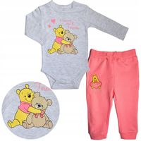 KOMPLET NIEMOWLĘCY Body z długim rękawem Spodenki KUBUŚ PUCHATEK 86