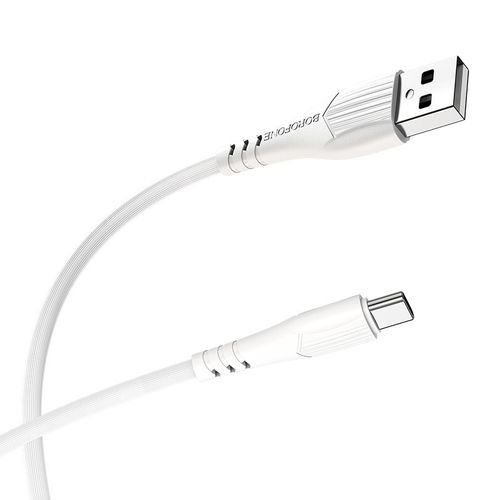 Borofone - kabel USB-A do USB-C 1m biały na Arena.pl