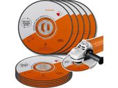 5x tarcza do cięcia metalu stali 115mm x 1,2mm x 22,2 szlifierki kątowej