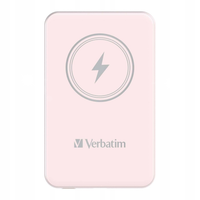 Powerbank Verbatim Charge 'n' Go Magnetic Wireless 10000mAh USB-C różowy