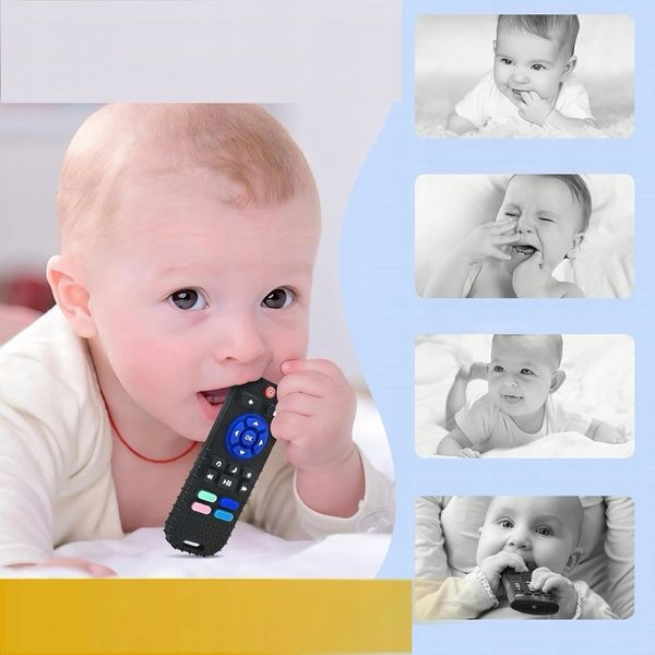 ZĄBKOWANIE ZABAWKI DO ŻUCIA GRYZAK DLA NIEMOWLĄT PILOT czerń KOLOR zdjęcie 8