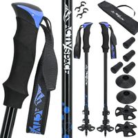 SOLIDNE KIJE TREKKINGOWE KIJKI NORDIC WALKING REGULOWANE DO CHODZENIA PRO