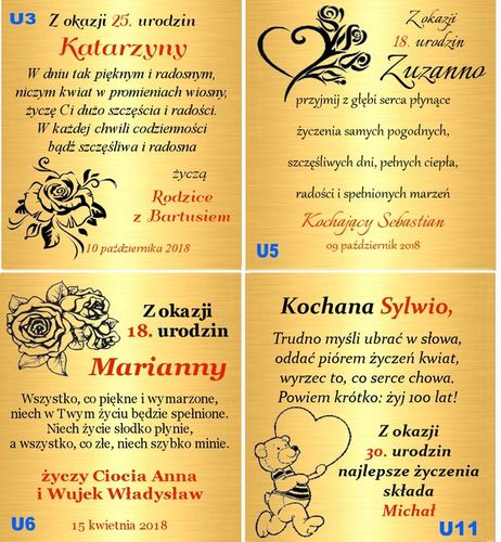 Złoty Łańcuszek Serce Serduszko Grawer na Arena.pl