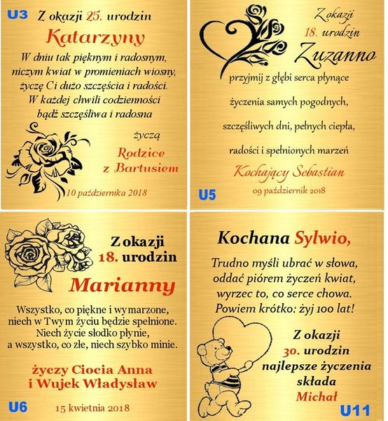 Złoty Łańcuszek Serce Serduszko Grawer zdjęcie 14
