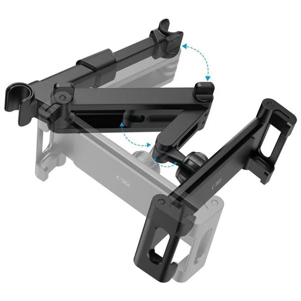 TECH-PROTECT V1 STRETCHABLE HEADREST CAR MOUNT FOR TABLET BLACK zdjęcie 6