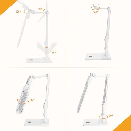 Lampka biurkowa Aigostar biały moc do 9 W na Arena.pl