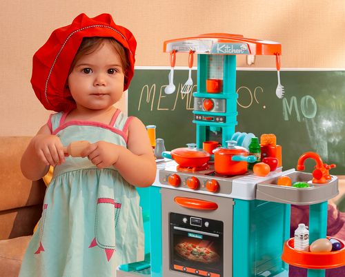 Kuchnia Dla Dzieci Indukcyjna Mały Kucharz Niebieska na Arena.pl