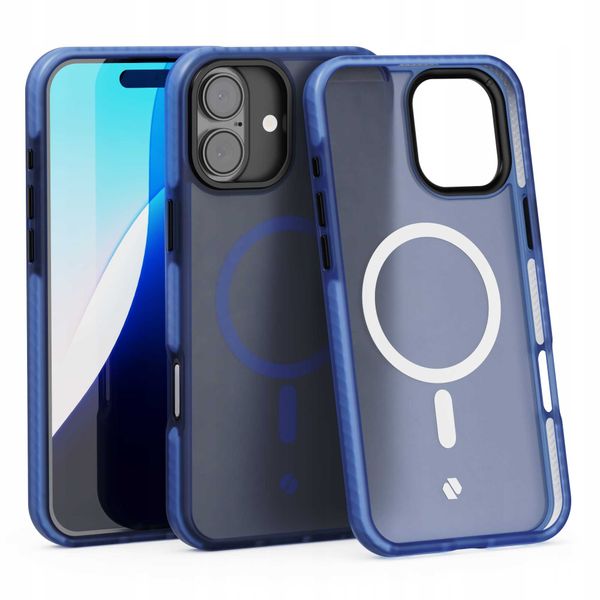 Spacecase Hybrid Fusion Mag iPhone 16 Plus dark blue zdjęcie 1