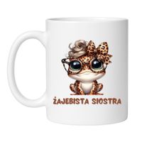 KUBEK "ŻAJEBISTA SIOSTRA" Wzór - Klasyczny 330 ml - 36 sztuk