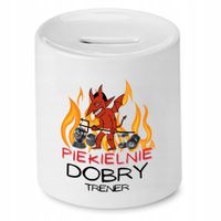 Dla Trenera Prezent Skarbonka Piekielnie Dobry Z Nadrukiem Ze Zdjęciem