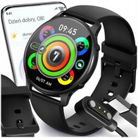 SMARTWATCH MĘSKI 3D ZEGAREK SPORTOWY WODOODPORNY MENU POLSKIE POWIADOMIENIA
