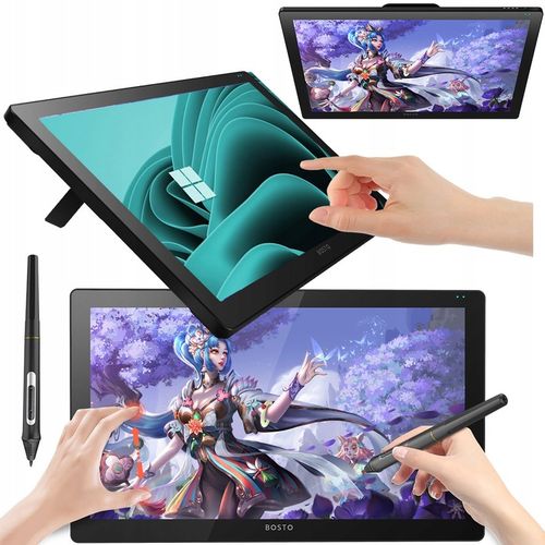 BOSTO X7 N100 + 16GB + 512GB Tablet graficzny komputer 2w1 DOTYKOWY 21,5" na Arena.pl