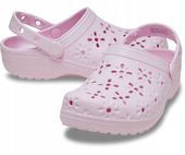 Crocs Damskie Buty Chodaki Klapki Classic Floral Cut Out 210927 Clog 39-40