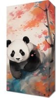 Obraz 20x40cm Panda wśród Klonów