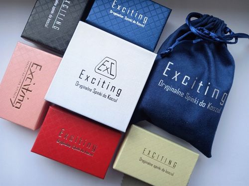 Spinki do mankietów EXC Rudy Lis Lisek Chytrusek z Kitą + Białe Etui Gratis na Arena.pl