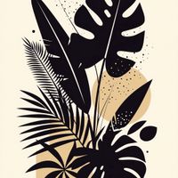 Plakat 60x60cm Tropikalny Raj