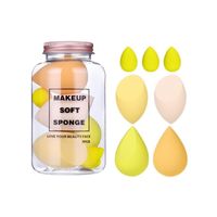 zestaw 7 gąbeczek do makijażu rose cream duo gb06zo