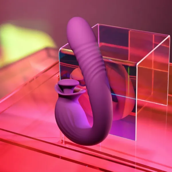 evolved deep ecstasy rabbit vibrator magenta - wielofunkcyjny model zdjęcie 4