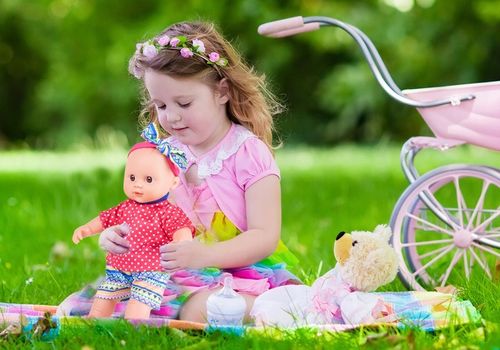 LALKA MIĘKKA INERAKTYWNA BOBAS NIEMOWLAK ZE SMOCZKIEM WYDAJE DŹWIĘKI 31 CM na Arena.pl