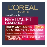 Krem do twarzy SPF LOreal Revitalift Laser X3