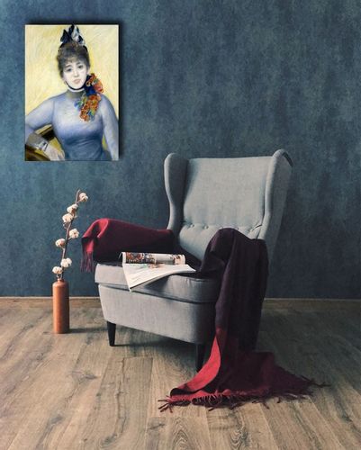 Caroline Rémy (Séverine), Auguste Renoir - obraz na płótnie 90x120 cm na Arena.pl