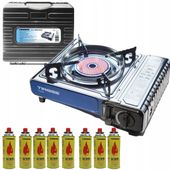 Kuchenka turystyczna gazowa Tiross TS-266 + 8 gaz