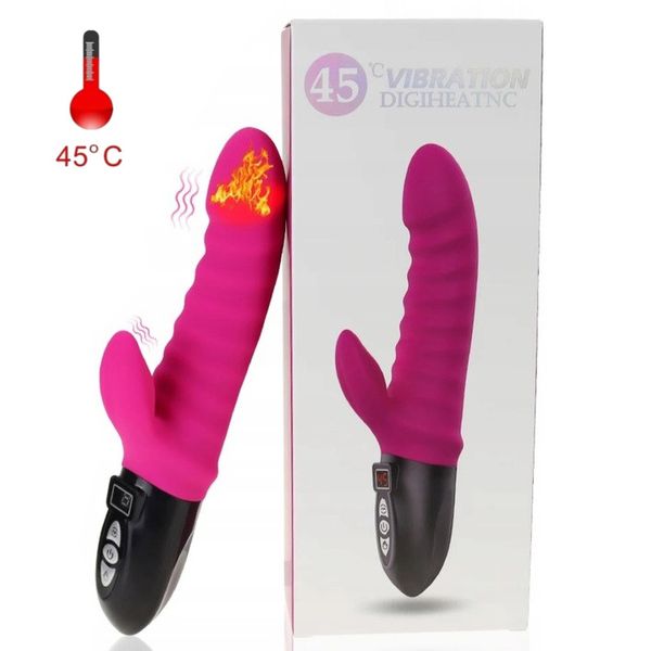 Mocny I Gruby Wibrator Podgrzewany Z Lcd zdjęcie 1