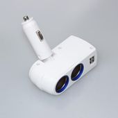 ROZGAŁĘZIACZ 2-WEJŚCIOWY 12/24V +2 x USB 2,1A -EDGAR