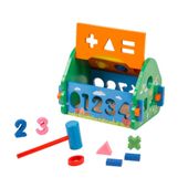 DLA NAJMŁODSZYCH DOMEK EDUKACYJNO - MANUALNY