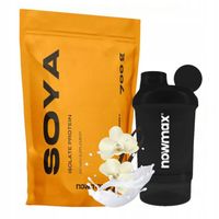 nowmax SOYA PROTEIN 700 g BIAŁKO IZOLAT SOJA ISO + SHAKER NANO 300 ml