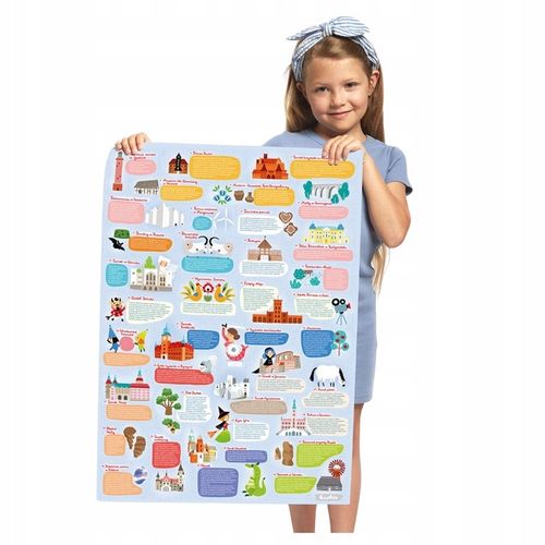 CzuCzu Puzzle Obserwacyjne MAPA POLSKI Układanka Edukacyjna 100 Elementów na Arena.pl