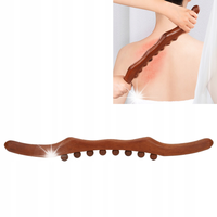 MASAŻER DREWNIANY GUA SHA DRENAŻ LIMFATYCZNY