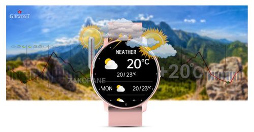 Smartwatch Giewont GW120-1 Różowy na Arena.pl