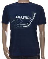 T-shirt męski bluzka koszulka męska granatowa XXL