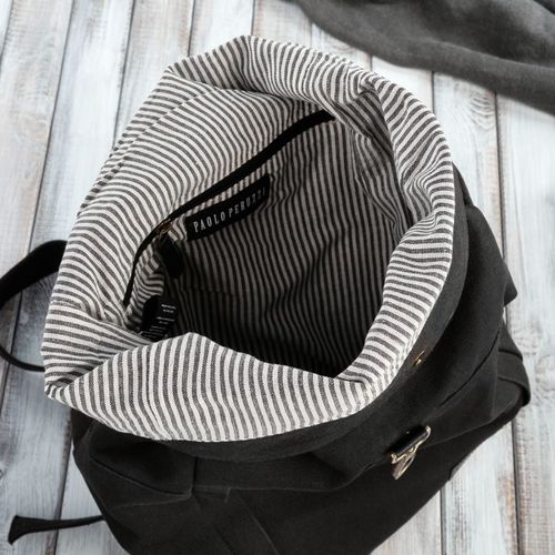 pojemny czarny plecak męski vege paolo peruzzi e-06-bl na Arena.pl