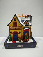 Wioska Świąteczna Magic Village Mikołaj Światło LED